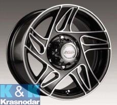 Колесный диск Racing Wheels H-417 8x15/5x139.7 ET-28 D108.2 BK F/P