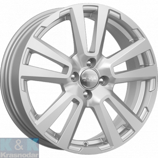 Колесный диск K&K КС874 (17_Vesta Cross) 6.5x17/4x100 ET43 D60.1 сильвер