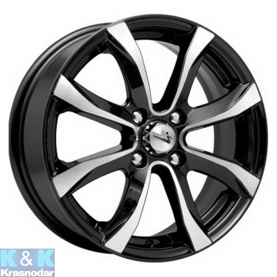 Колесный диск iFree Дайс (КС696) 6x15/4x100 ET48 D54.1 Блэк Джек