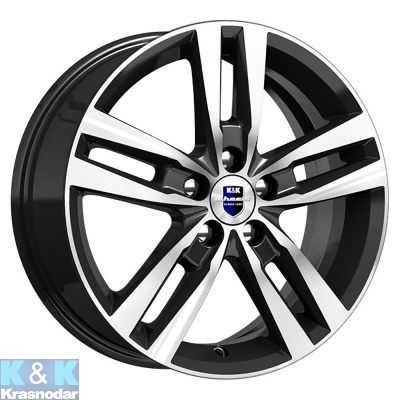 Колесный диск K&K Rassvet (КС868) 6.5x16/5x114.3 ET50 D67.1 алмаз черный