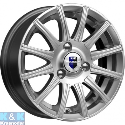 Колесный диск K&K Сиеста (КС477) 5x13/4x100 ET35 D67.1 дарк платинум