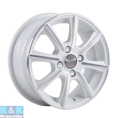Колесный диск SKAD Монако 5.5x14/4x98 ET38 D58.6 алмаз-белый