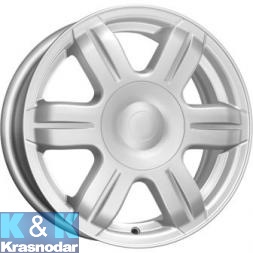 Колесный диск K&K КС670 (ZV15_Solaris) 6x15/4x100 ET48 D54.1 Сильвер