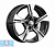 Колесный диск K&K КС1053 (16_Tiggo 4 Pro) 6.5x16/5x108 ET33 D60.1 алмаз черный