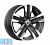 Колесный диск K&K Висмут (КС100) 7x16/5x114.3 ET40 D67.1 алмаз черный